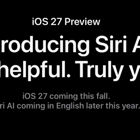 Siri AI di iOS 27